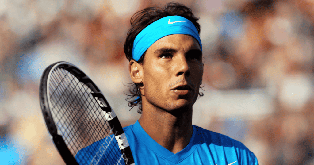 Rafael Nadal in set point