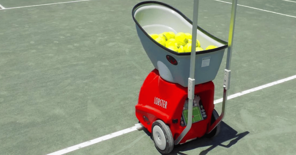 Easy to use the tennis ball machine